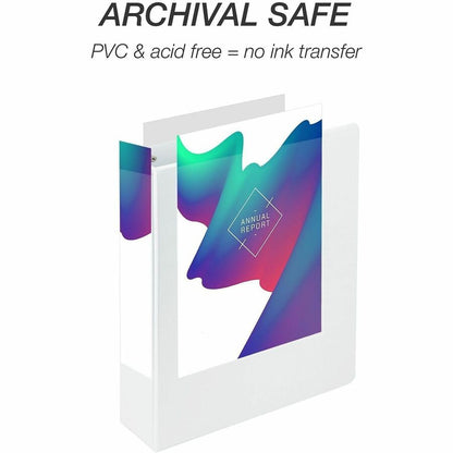 Samsill Light-Duty 3-Ring Binders - 2" Binder Capacity - Letter - 8 1/2" x 11" Sheet Size - 425 Sheet Capacity - 3 Ring 