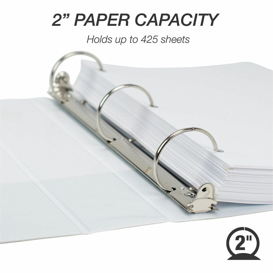 Samsill Light-Duty 3-Ring Binders - 2" Binder Capacity - Letter - 8 1/2" x 11" Sheet Size - 425 Sheet Capacity - 3 Ring 