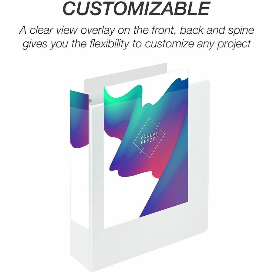 Samsill Light-Duty 3-Ring Binders - 2" Binder Capacity - Letter - 8 1/2" x 11" Sheet Size - 425 Sheet Capacity - 3 Ring 