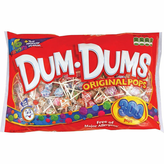 Dum Dum Pops Original Pops - 300 Pieces/Bag
