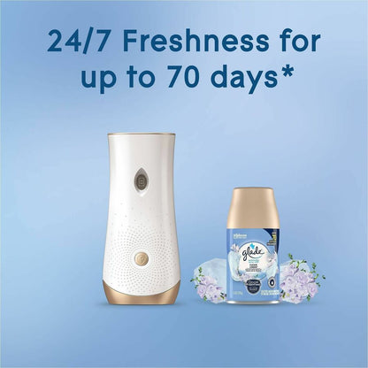 Glade Automatic Spray Refills - Spray - 6.2 fl oz (0.2 quart) - Clean Linen - 70 Day