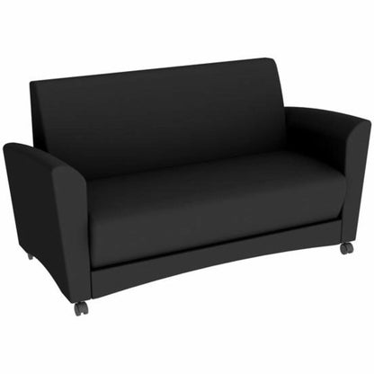 Learniture Shapes Series II Common Area Sofa - 48.50" Seat Width - Wood Frame - 60" x 29" x 26" Overall Dimension - Foam