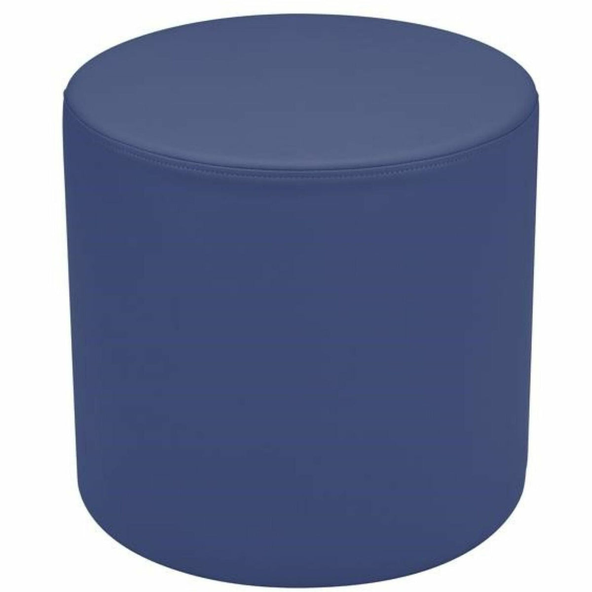 Learniture Shapes Series II Modular Soft Seating - Vinyl Seat Material - Engineered Wood Frame Material - Navy - Foam