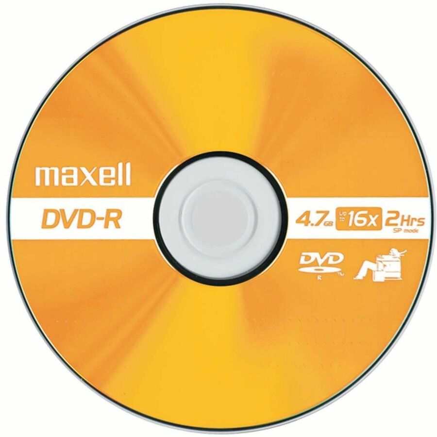 Maxell 16x DVD-R Media - 120mm - 2 Hour Maximum Recording Time