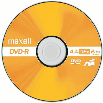 Maxell 16x DVD-R Media - 120mm - 2 Hour Maximum Recording Time