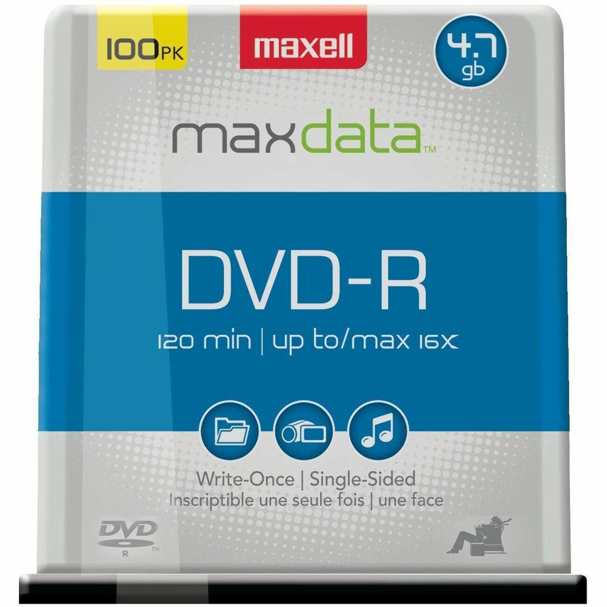 Maxell 16x DVD-R Media - 120mm - 2 Hour Maximum Recording Time