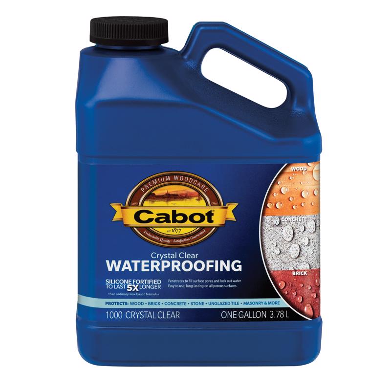 Cabot Crystal Clear Fully-Transparent Silicone Waterproofing Sealer 1 gal