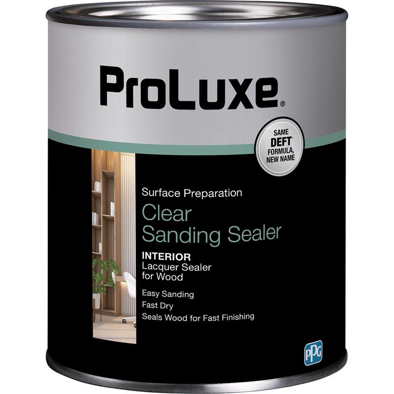 ProLuxe Smooth Clear Oil-Based Alkyd Lacquer Sanding Sealer 1 qt