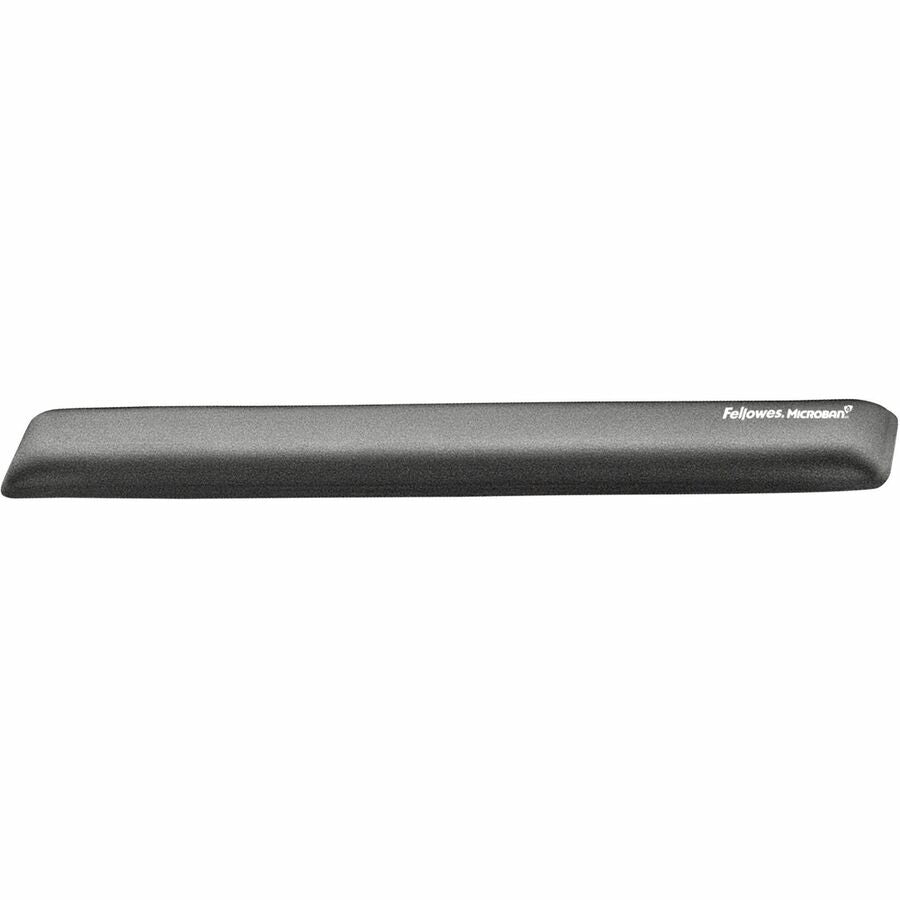 Fellowes Microban Protection Wrist Support - 0.56" Height x 18.38" Width x 2.75" Depth - Graphite - Gel, Polyester - 1 E