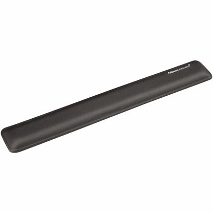 Fellowes Microban Protection Wrist Support - 0.56" Height x 18.38" Width x 2.75" Depth - Graphite - Gel, Polyester - 1 E