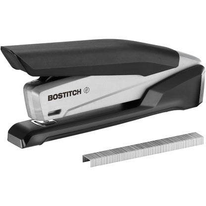Bostitch InPower Spring-Powered Antimicrobial Desktop Stapler - Staples Upto 20 Sheet - Holds Upto 210 Staple - Full Str