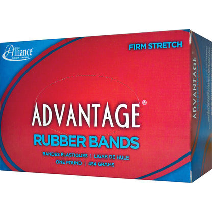Alliance Rubber Advantage Rubber Bands - Size: #33 - 3.5" Length x 0.1" Width - Natural - 600 / Box