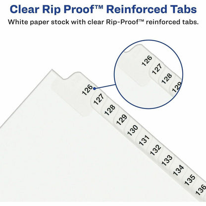 Avery® Standard Collated Legal Exhibit Divider Sets - Avery Style - 25 x Divider(s) - Printed Tab(s) - Digit - 151-175 -