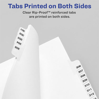 Avery® Individual Legal Exhibit Dividers - Avery Style - 25 x Divider(s) - Printed Tab(s) - Character - B - 1 Tab(s)/Set