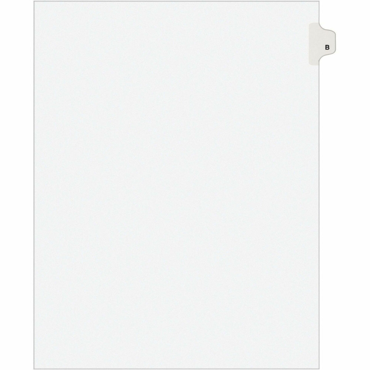 Avery® Individual Legal Exhibit Dividers - Avery Style - 25 x Divider(s) - Printed Tab(s) - Character - B - 1 Tab(s)/Set
