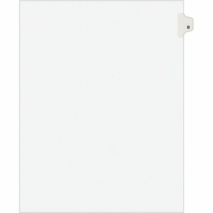 Avery® Individual Legal Exhibit Dividers - Avery Style - 25 x Divider(s) - Printed Tab(s) - Character - B - 1 Tab(s)/Set