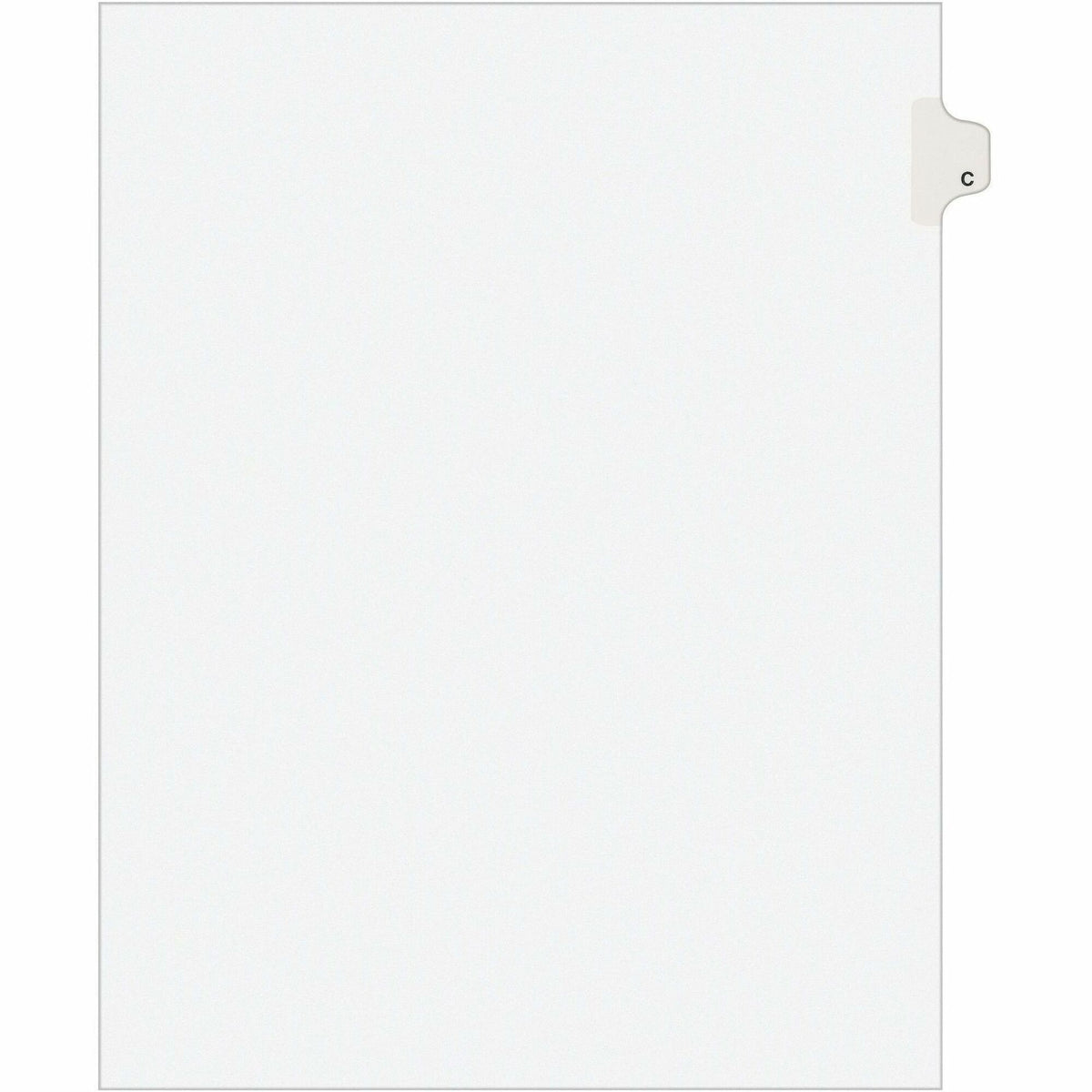 Avery® Individual Legal Exhibit Dividers - Avery Style - 25 x Divider(s) - Printed Tab(s) - Character - C - 1 Tab(s)/Set