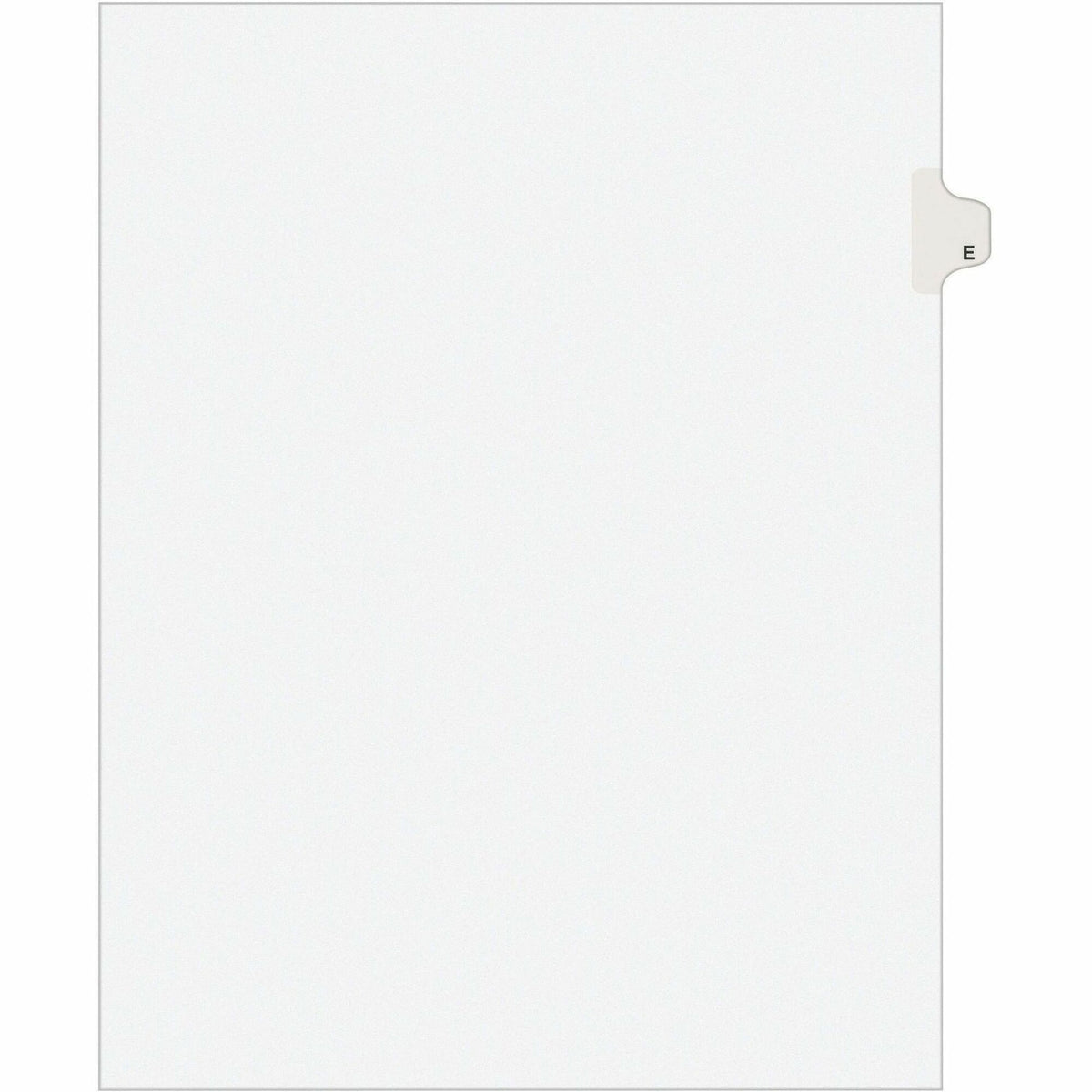 Avery® Individual Legal Exhibit Dividers - Avery Style - 25 x Divider(s) - Printed Tab(s) - Character - E - 1 Tab(s)/Set