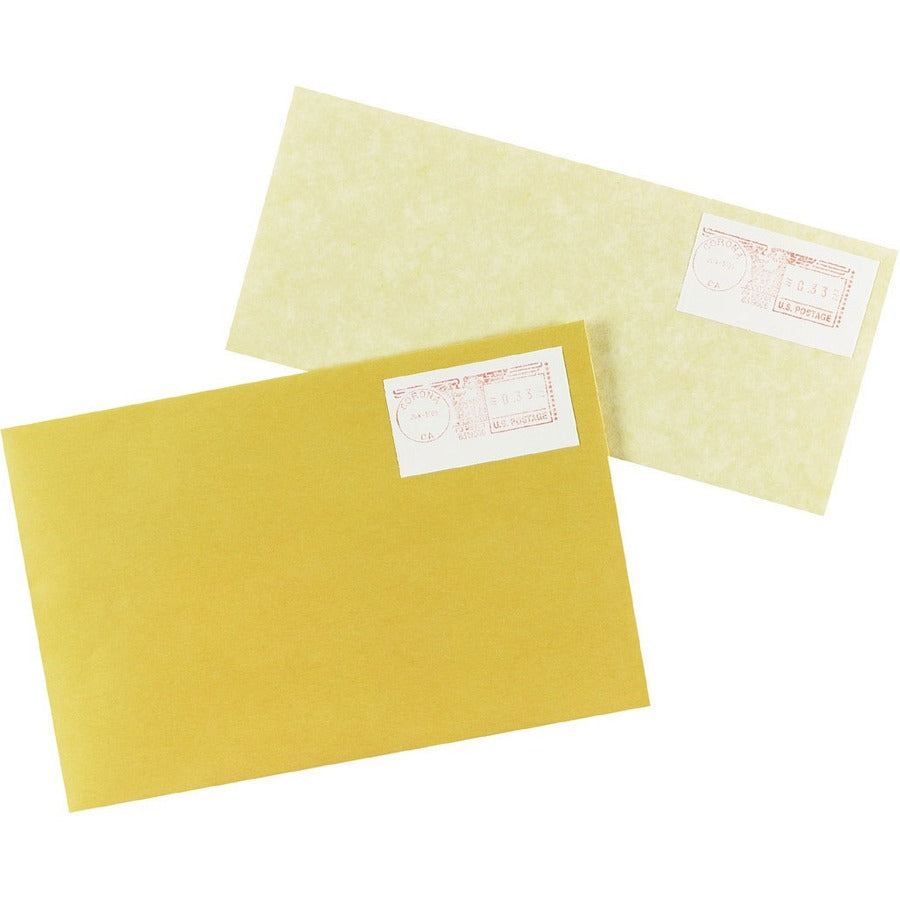 Avery® Address Label - 1 1/2" Width x 2 3/4" Length - Permanent Adhesive - Rectangle - White - Paper - 4 / Sheet - 40 To