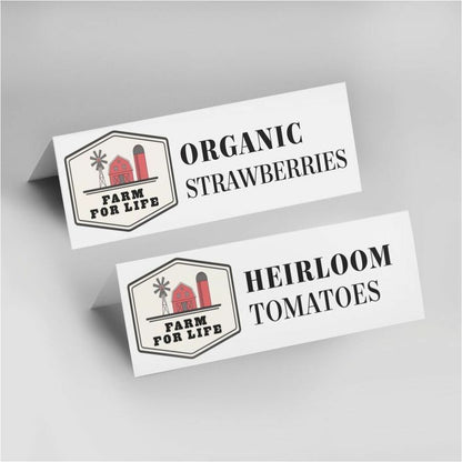 Avery® Medium Tent Cards - 2 1/2" x 8 1/2" - Matte - FSC - Embossed, Heavyweight, Pre-scored, Printable, Durable - Matte