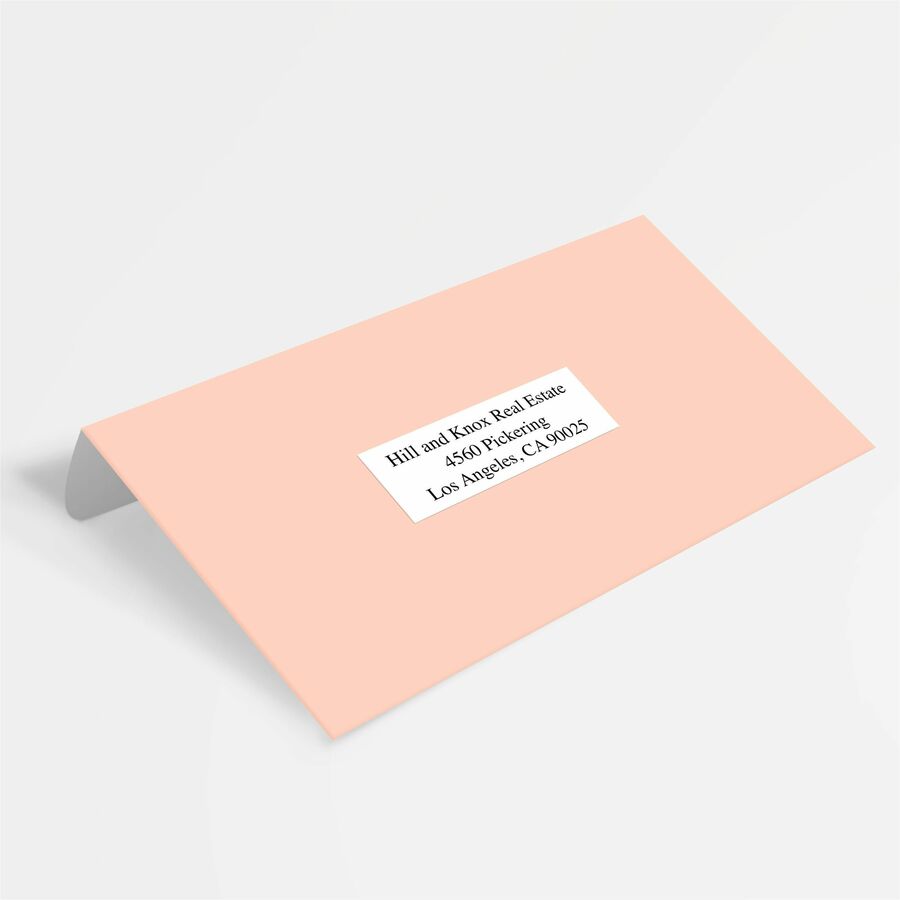 Avery® Copier Address Labels - 1" Width x 2 13/16" Length - Permanent Adhesive - Rectangle - Matte - White - Paper - 33 