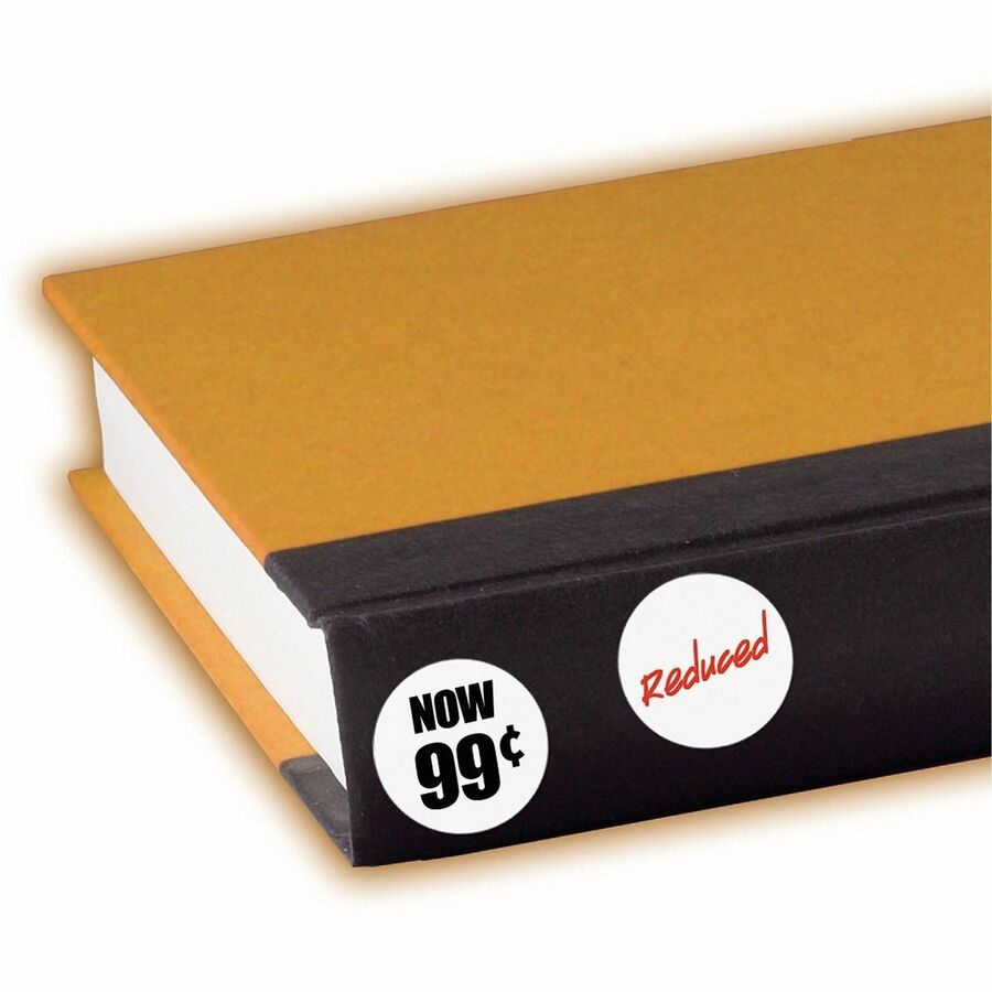 Avery® Removable ID Labels - 1" Diameter - Removable Adhesive - Circle - Inkjet, Laser - White - 600 / Pack