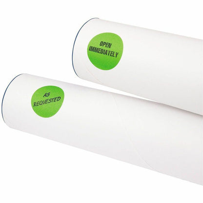 Avery® 1-1/4" Color-Coding Labels - 1 1/4" Diameter - Removable Adhesive - Round - Laser - Neon Green - 12 / Sheet - 400