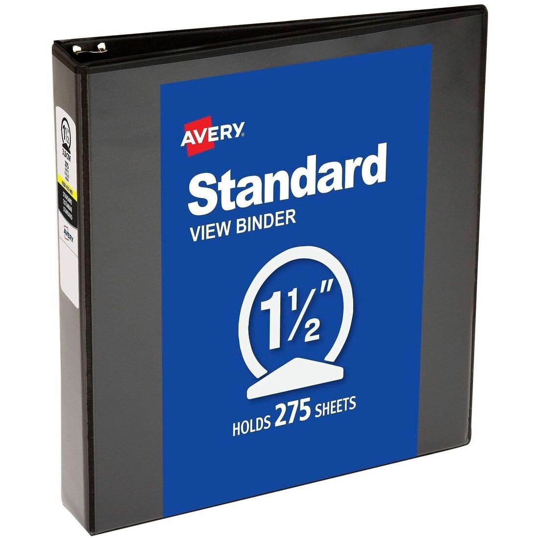 Avery® Economy View Binder - 1 1/2" Binder Capacity - Letter - 8 1/2" x 11" Sheet Size - 275 Sheet Capacity - 3 Ring - F