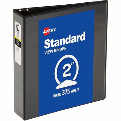 Avery® Economy View Binder - 2" Binder Capacity - Letter - 8 1/2" x 11" Sheet Size - 375 Sheet Capacity - 3 Ring - Faste