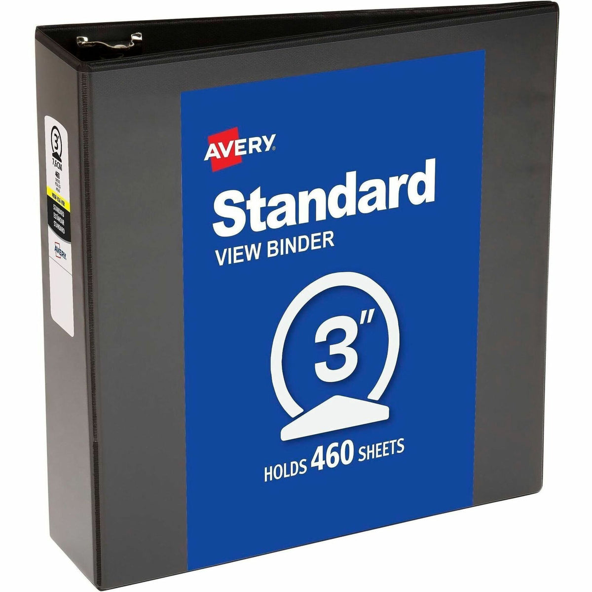 Avery® Economy View Binder - 3" Binder Capacity - Letter - 8 1/2" x 11" Sheet Size - 460 Sheet Capacity - 3 Ring - Faste