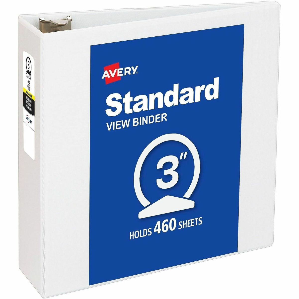 Avery® Economy View Binder - 3" Binder Capacity - Letter - 8 1/2" x 11" Sheet Size - 460 Sheet Capacity - 3 Ring - Faste