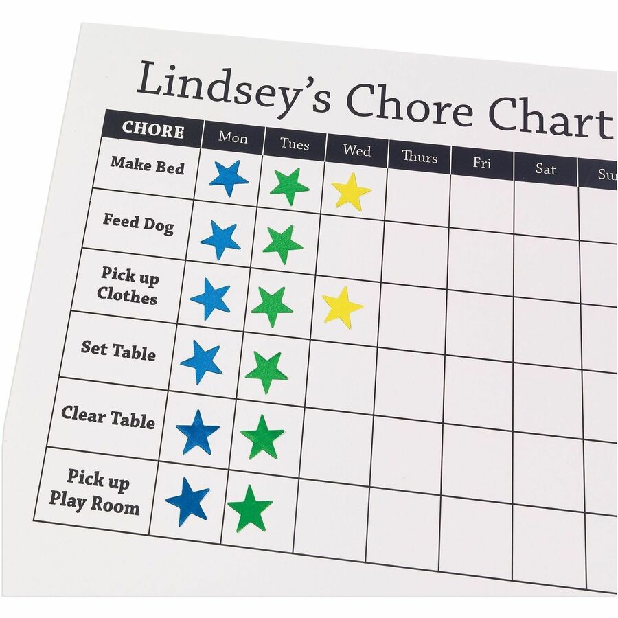 Avery® Assorted Foil Star Labels - Learning Theme/Subject - Star Shape - Permanent Adhesive - 0.50" Height - 440 / Pack