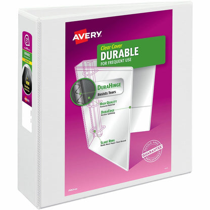 Avery® Durable View Binder - EZD Rings - 3" Binder Capacity - Letter - 8 1/2" x 11" Sheet Size - 670 Sheet Capacity - 3 