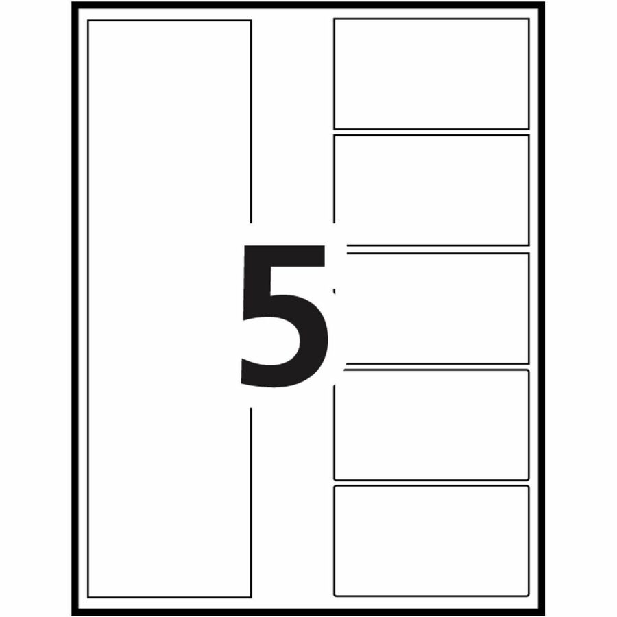 Avery Ready Index Table of Contents Dividers - 30 x Divider(s) - 5 Printed Tab(s) - Digit - 1-5 - 5 Tab(s)/Set - 6 / Pac