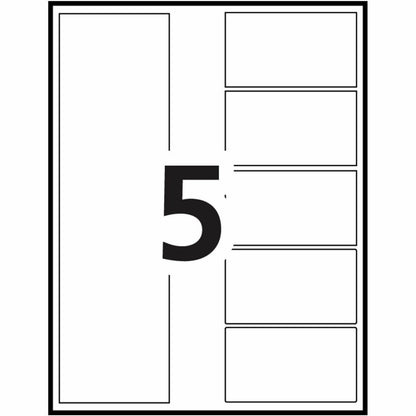 Avery Ready Index Table of Contents Dividers - 30 x Divider(s) - 5 Printed Tab(s) - Digit - 1-5 - 5 Tab(s)/Set - 6 / Pac