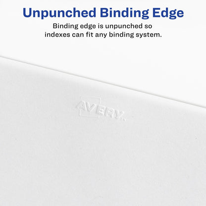 Avery® Premium Collated Legal Exhibit Dividers with Table of Contents Tab - Avery Style - 26 x Divider(s) - Printed Tab(