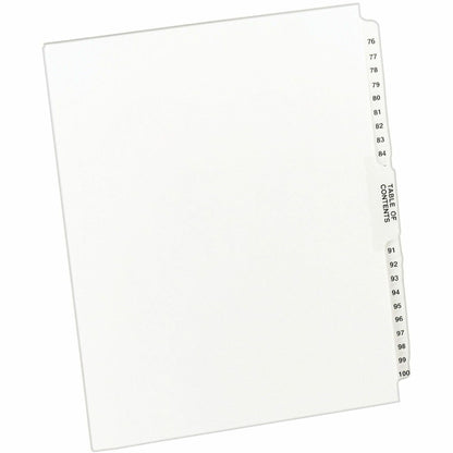 Avery® Premium Collated Legal Exhibit Dividers with Table of Contents Tab - Avery Style - 26 x Divider(s) - Printed Tab(