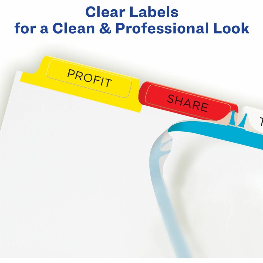 Avery® Index Maker Index Divider - 25 x Divider(s) - 5 Tab(s) - 5 - 5 Tab(s)/Set - 8.5" Divider Width x 11" Divider Leng