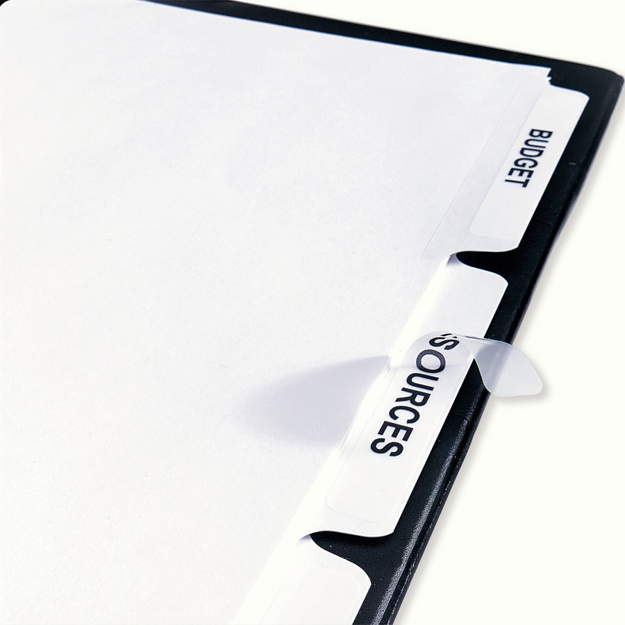 Avery® Print & Apply Clear Label Dividers - Index Maker Easy Peel Printable Labels - 8 Blank Tab(s) - 8 Tab(s)/Set - 1 P