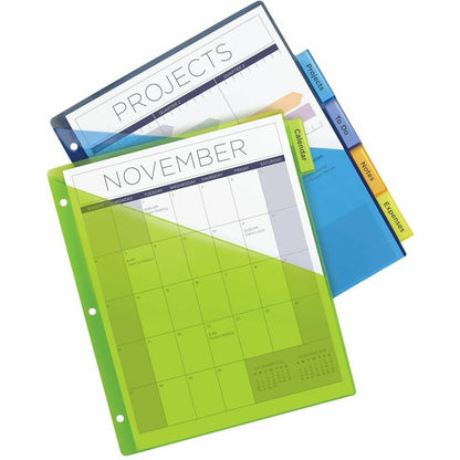 Avery Big Tab Insertable Plastic Dividers with Pockets - 5 x Divider(s) - 5 Tab(s) - 5 - 5 Tab(s)/Set - 1 Set