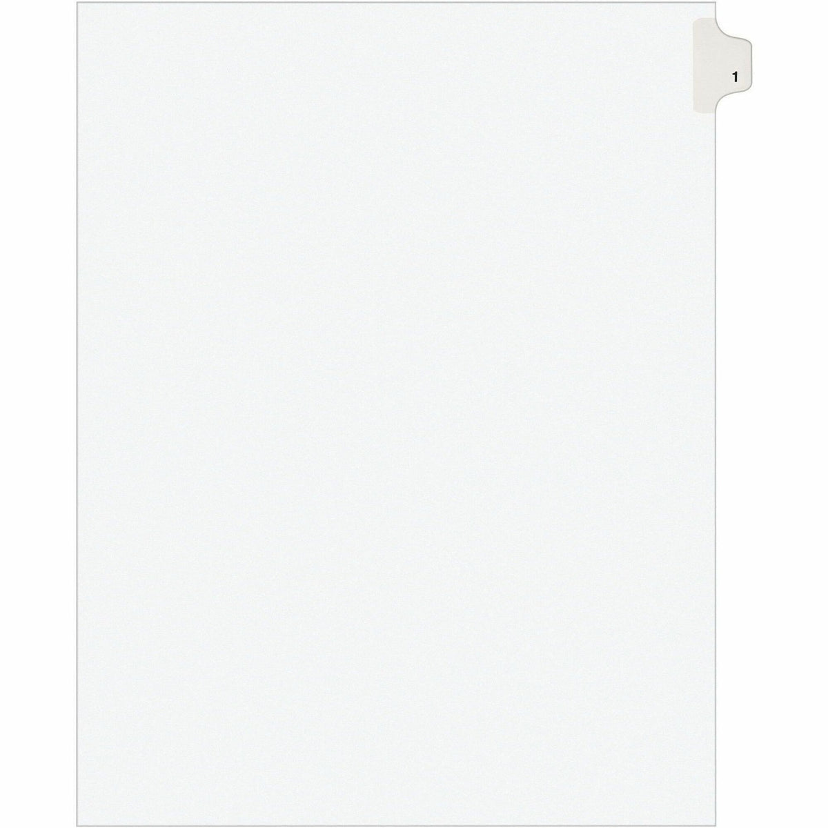 Avery® Individual Legal Exhibit Dividers - Avery Style - Unpunched - 25 x Divider(s) - 25 Printed Tab(s) - Digit - 1 - 1