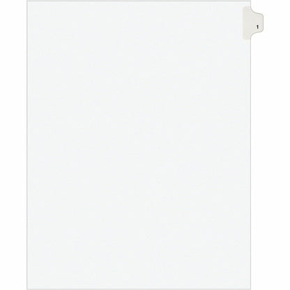 Avery® Individual Legal Exhibit Dividers - Avery Style - Unpunched - 25 x Divider(s) - 25 Printed Tab(s) - Digit - 1 - 1