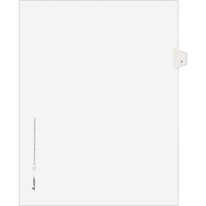 Avery® Individual Legal Exhibit Dividers - Avery Style - Unpunched - 25 x Divider(s) - 25 Printed Tab(s) - Digit - 7 - 1
