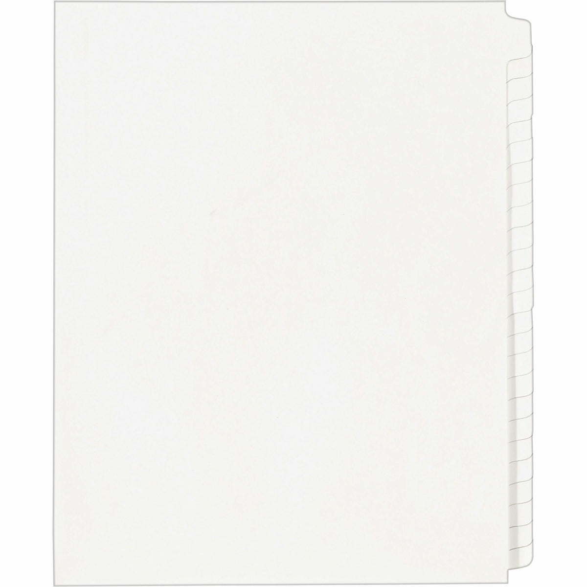 Avery® Standard Collated Legal Dividers - 1 x Divider(s) - Blank Side Tab(s) - 25 Tab(s)/Set - 8.5" Divider Width x 11" 