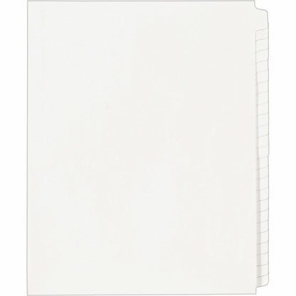 Avery® Standard Collated Legal Dividers - 1 x Divider(s) - Blank Side Tab(s) - 25 Tab(s)/Set - 8.5" Divider Width x 11" 