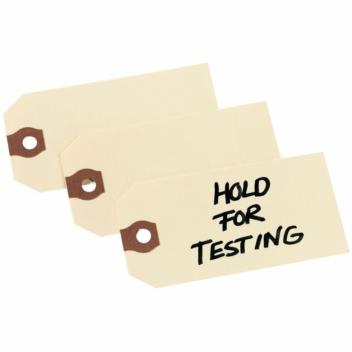 Avery® Unstrung Shipping Tags, 11.5 pt. Stock, 3-3/4"x1-7/8" , 1,000 Manila Hang Tags - 3.75" Length x 1.87" Width - Rec