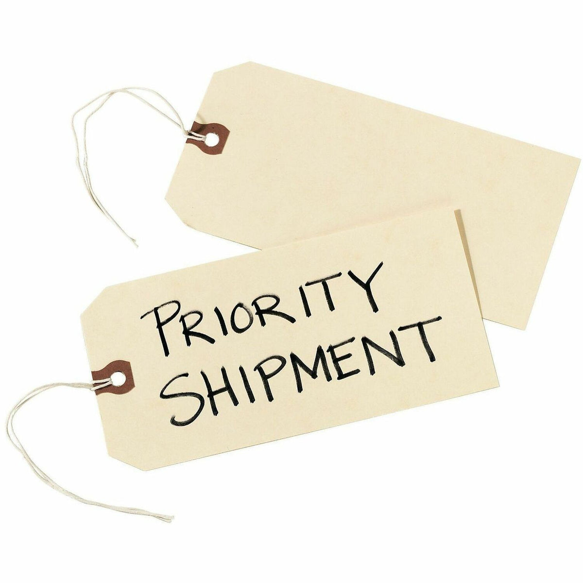 Avery® Shipping Tags, Manila, Strung, 6-1/4" x 3-1/8" , 1,000 Tags (12508) - #9 - 6.20" Length x 3.13" Width - Rectangul