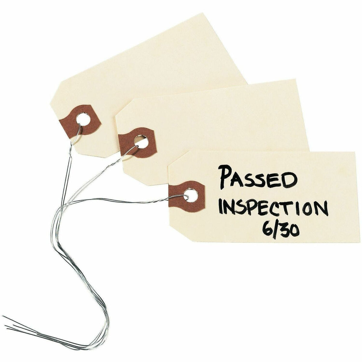 Avery® Shipping Tags with Wire, 11.5 pt. Stock, 3-1/4" x 1-5/8" , 1,000 Manila Hang Tags - #26 - 3.20" Length x 1.62" Wi