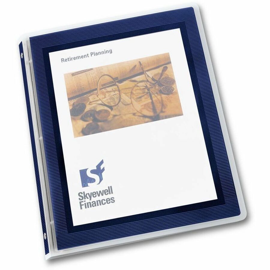 Avery Flexi-View™ Binder - 1/2" Binder Capacity - Letter - 8 1/2" x 11" Sheet Size - 100 Sheet Capacity - 3 x 0.50" Ring