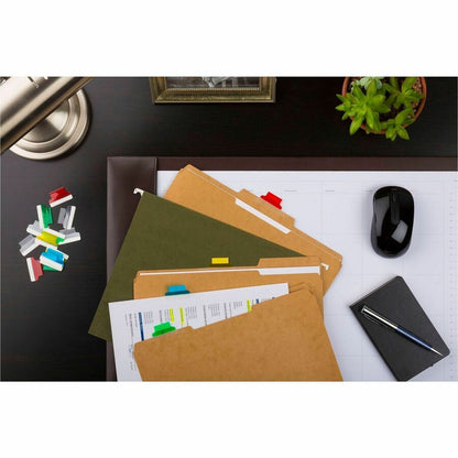 Avery® Index Tabs with Printable Inserts - Print-on Tab(s) - 1" Tab Height - Self-adhesive, Permanent - Assorted Plastic